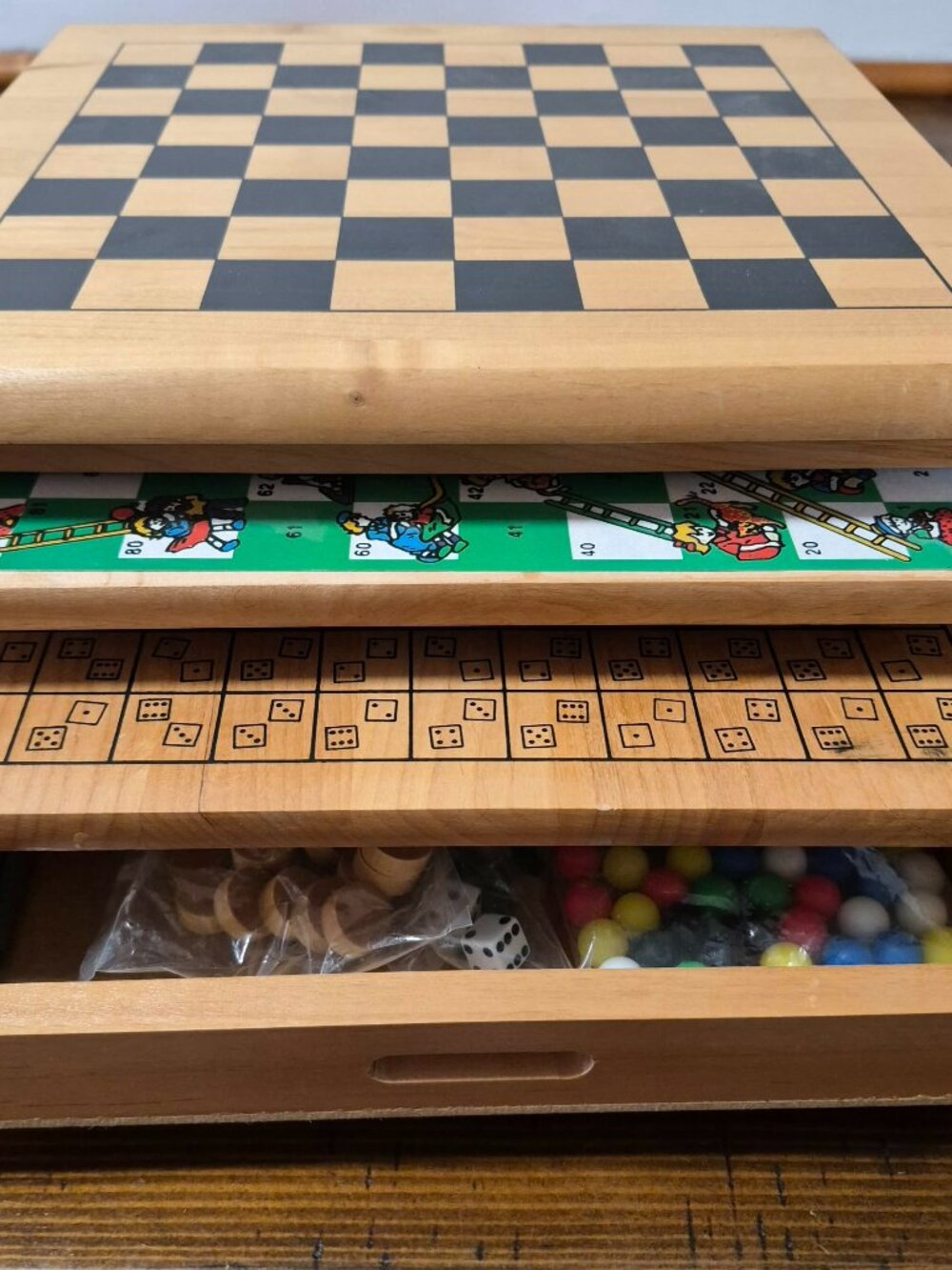 Deluxe Wooden 10 in 1 game house